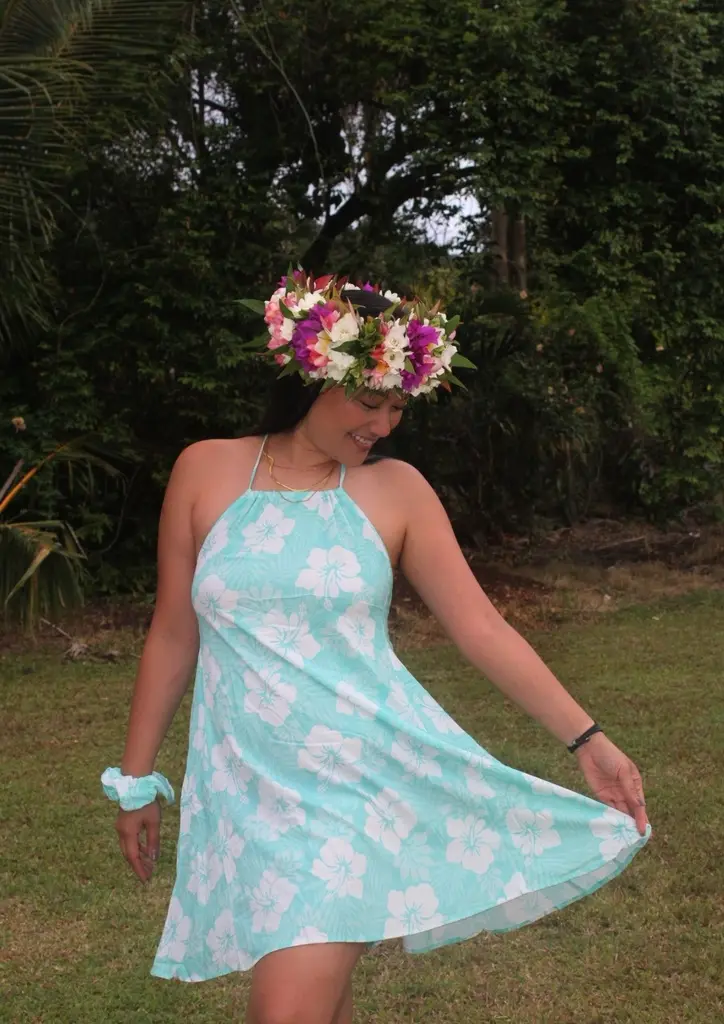 Aroa Dress Green