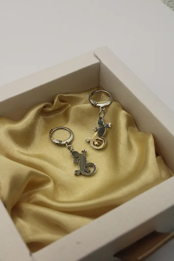 Moko Earrings SILVER 