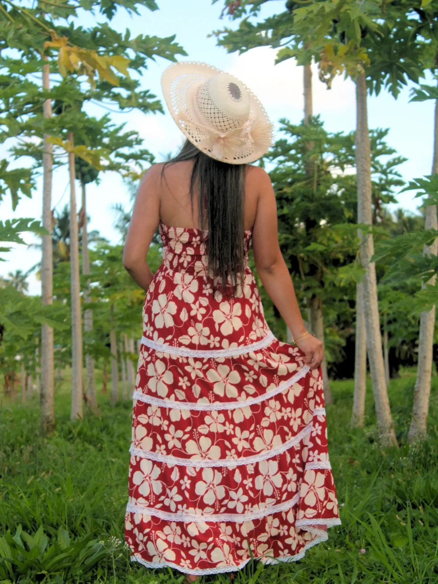 Tropical Rose Moeana Maxi